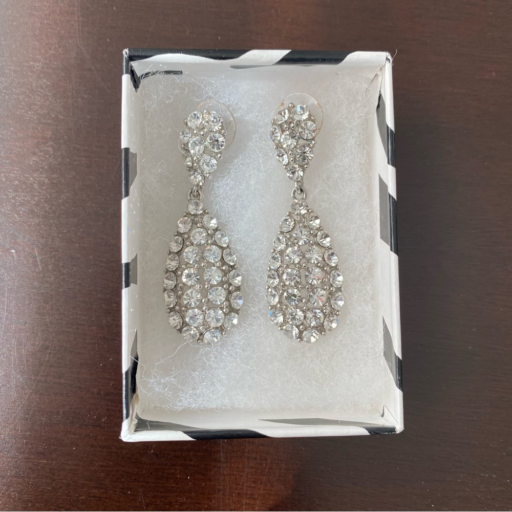 Sparkly Crystal Chandelier Earrings